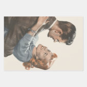 ヴィンテージラブロマンス新婚で踊るか？ ラッピングペーパーシート (正面3)