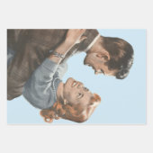 ヴィンテージラブロマンス新婚で踊るか？ ラッピングペーパーシート (正面)