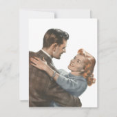 ヴィンテージラブロマンス新婚で踊るか？ 案内状 (正面)