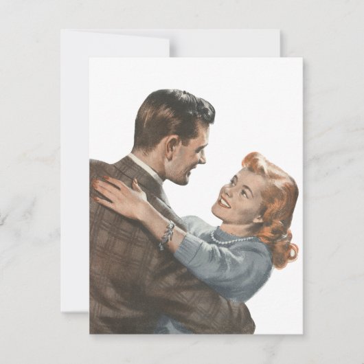 ヴィンテージラブロマンス新婚で踊るか？ 案内状 (正面)