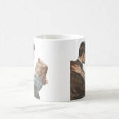 ヴィンテージラブロマンス新婚カップル踊りましょうか コーヒーマグカップ (中央)