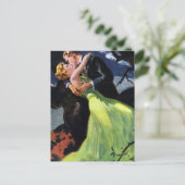 ヴィンテージラブロマンス新婚,住所の変更 ポストカード (スタンド正面)