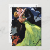 ヴィンテージラブロマンス新婚,住所の変更 ポストカード (正面/裏面)