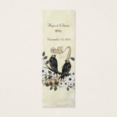 ヴィンテージラブ結婚バードラベル (裏面)