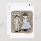 ヴィンテージラブ1890sスタイル ポストカード (正面/裏面)