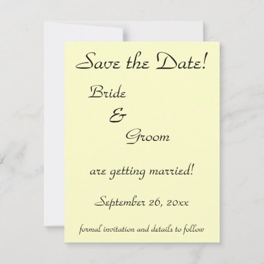 ヴィンテージラブ ハイスクールスイートハーツ セーブ・ザ・デート (裏面)