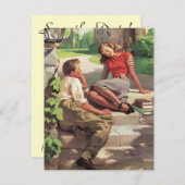 ヴィンテージラブ ハイスクールスイートハーツ セーブ・ザ・デート (正面/裏面)