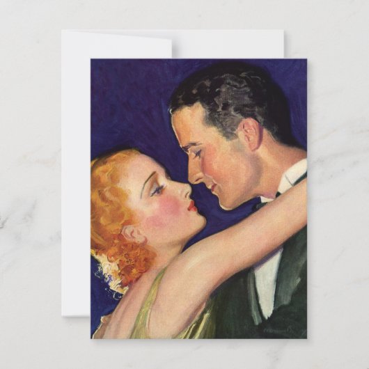 ヴィンテージラブ＆ロマンス、ハリウッドへの招待 招待状 (正面)