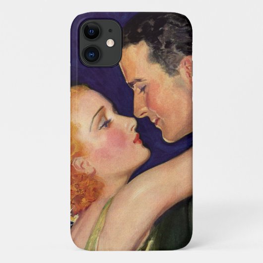 ヴィンテージラブ&ロマンス、レトロなハリウッド映画 Case-Mate iPhoneケース (裏面)