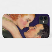 ヴィンテージラブ&ロマンス、レトロなハリウッド映画 Case-Mate iPhoneケース (裏面(横))