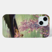 ヴィンテージラブ&ロマンス、ロマンチックなカヌー乗り Case-Mate iPhoneケース (裏面 (横))