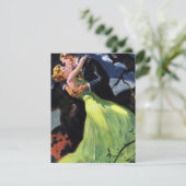 ヴィンテージラブ＆ロマンス、保存日付のお知らせ 招待状 (スタンド正面)