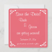 ヴィンテージラブ＆ロマンス　新婚カップル　結婚記念日おめでとう 招待状 (裏面)