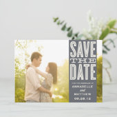 ヴィンテージラブ | 結婚式の日程発表 セーブザデート (スタンド正面)