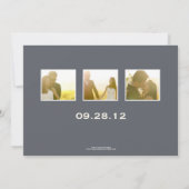 ヴィンテージラブ | 結婚式の日程発表 セーブザデート (裏面)