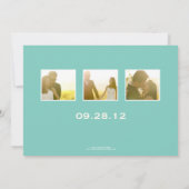 ヴィンテージラブ | 結婚式の日程発表 セーブザデート (裏面)