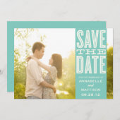 ヴィンテージラブ | 結婚式の日程発表 セーブザデート (正面/裏面)