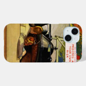 ヴィンテージラブ、通行止め 自己責任で進んでください Case-Mate iPhoneケース (裏面 (横))