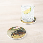 ヴィンテージラブ、道路閉鎖 自己責任で進んでください コースター (側面)