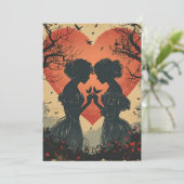 ヴィンテージラブ LGBTQ バレンタインデー シーズンカード (スタンド正面)