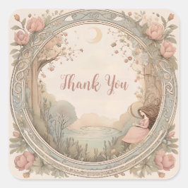 ヴィンテージラプンツェルフェアリータリー スクエアシール