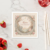 ヴィンテージラプンツェルフェアリータリー スタンダードカクテルナプキン (インサイチュ)