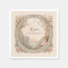 ヴィンテージラプンツェルフェアリータリー スタンダードカクテルナプキン