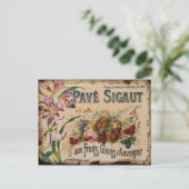 ヴィンテージラベルのはがき ポストカード (スタンド正面)