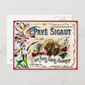 ヴィンテージラベルはがき ポストカード (正面/裏面)