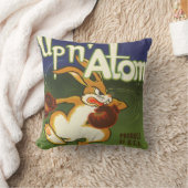 ヴィンテージラベルアートボクシングラビットアップnアトムニンツ クッション (ブランケット)