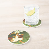 ヴィンテージラベルアートボクシングラビットアップnアトムニンツ コースター (側面)