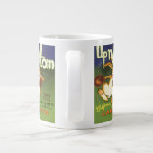 ヴィンテージラベルアートボクシングラビットアップnアトムニンツ ジャンボコーヒーマグカップ (裏面)