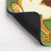 ヴィンテージラベルアートボクシングラビットアップnアトムニンツ マウスパッド (コーナー)