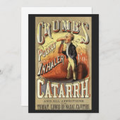 ヴィンテージラベルアート、クラムズポケットぜんそく吸入器 (正面/裏面)