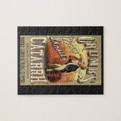 ヴィンテージラベルアート、クラムズポケットぜんそく吸入器 ジグソーパズル (横)