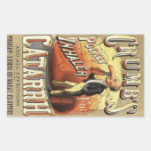 ヴィンテージラベルアート、クラムズポケットぜんそく吸入器 長方形シール (正面)