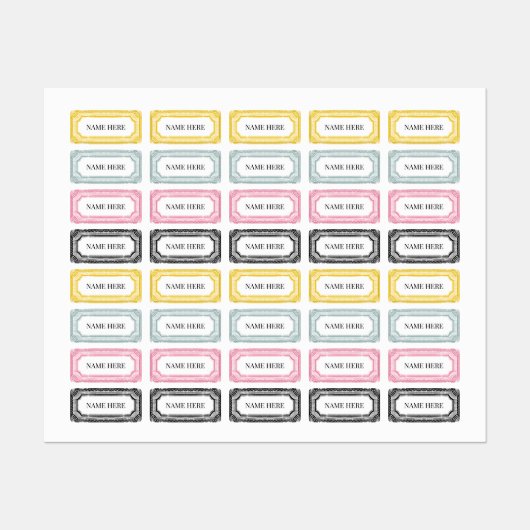 ヴィンテージラベルセット1 ラベル (シート)