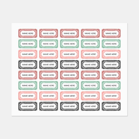 ヴィンテージラベルセット2 ラベル (シート)