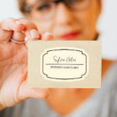 ヴィンテージラベル古い紙テクスチャパーソナル 名刺