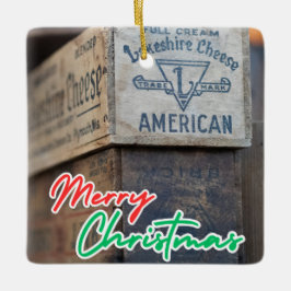 ヴィンテージラベル セラミックオーナメント