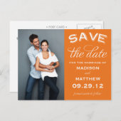 ヴィンテージラベル | セーブ・ザ・デート案内 案内ポストカード (正面/裏面)