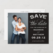 ヴィンテージラベル | セーブ・ザ・デート案内 案内ポストカード (正面/裏面)