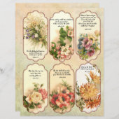 ヴィンテージラベル(バイブル引用文) (正面/裏面)