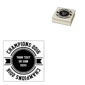 ヴィンテージラベル+曲線および無地の文字またはサイン ラバースタンプ (押印)