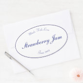 ヴィンテージラベル 楕円形シール (封筒)