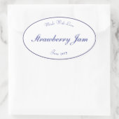 ヴィンテージラベル 楕円形シール (バッグ)