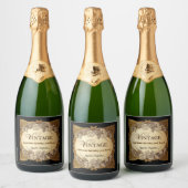 ヴィンテージラベル – 熟成ワインスタイル誕生日Bash スパークリングワインラベル (ボトル)