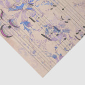 ヴィンテージラベンダーシート音楽の分離 薄葉紙 (詳細)