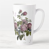 ヴィンテージラベンダーフローララージホワイトラテマグ カフェラテマグ (右)