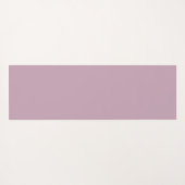 ヴィンテージラベンダーフローラ白い花イニシャル ヨガマット (裏面(横))